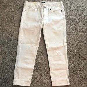 J. Crew Toothpick style capri jeans